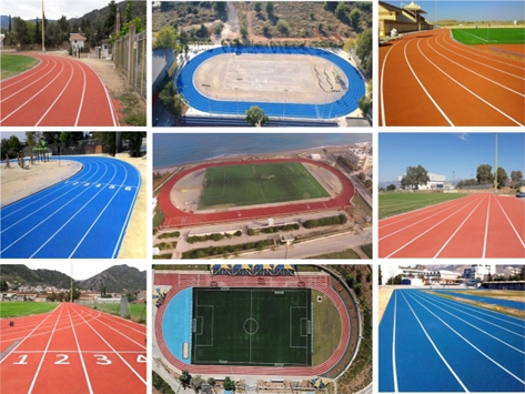 POLTRACK SPRAYCOAT, RUNNING TRACK