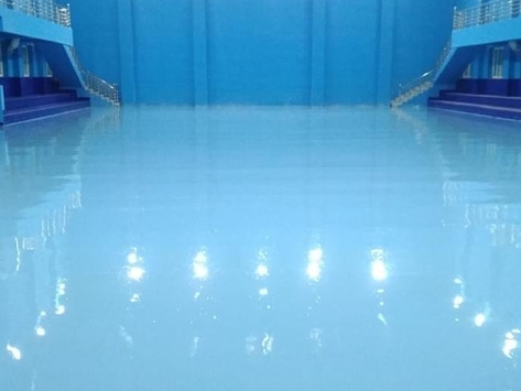 INDOOR SPORTS COURT PROJECT IN PROGRESS