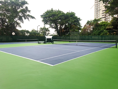 CHINA-OUTDOOR TENNIS COURTS