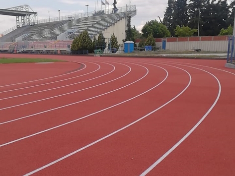 GREECE-9 LANE RUNNING TRACK IN THESSALONIKI