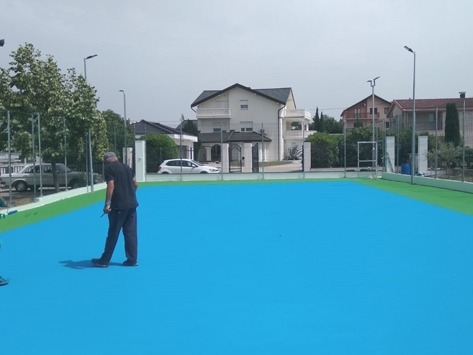 BOSNIA-HERZEGOVINA - OUTDOOR SPORTS FLOORING PROJECT