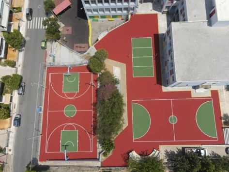 GREECE-ACRYLIC SPORTS FLOORING, ATHENS