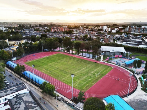 COLOMBIA RUNNING TRACK FINISHED