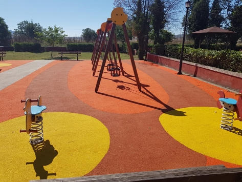 PLAYGROUND FLOORING IN NORTHERN GREECE