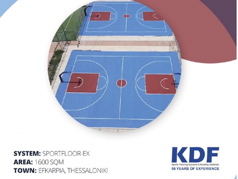 ACRYLIC SPORTS FLOORING - GREECE