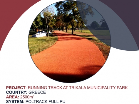 FULL-PU RUNNING TRACK IN GREECE