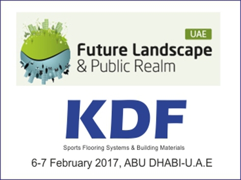 KDF SPONSOR OF SUMMIT FUTURE LANDSCAPE AND PUBLIC REALM IN ABU DHABI 2017